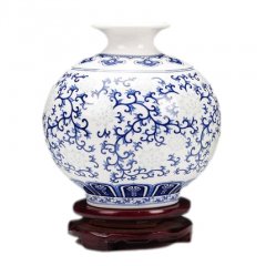 <b>青花陶瓷蜜桃视频APP在线观看定制 仿古青花瓷赏瓶</b>