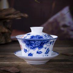青花瓷盖碗价格 盖碗色欲AV蜜桃一区二区三定制