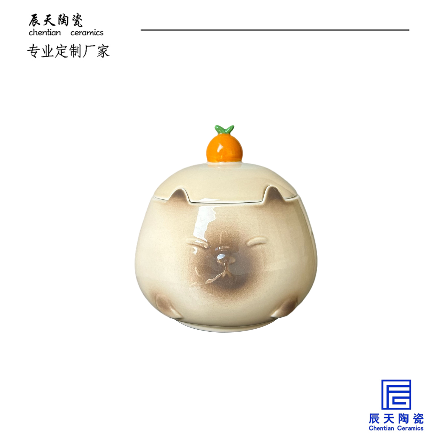 <b>客户定制 创意可爱猫咪带盖马克杯</b>